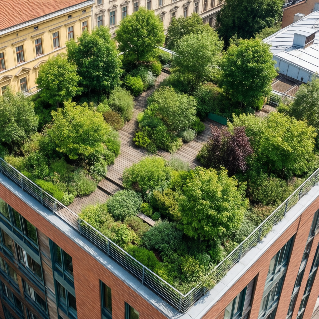 Intensive green roof
