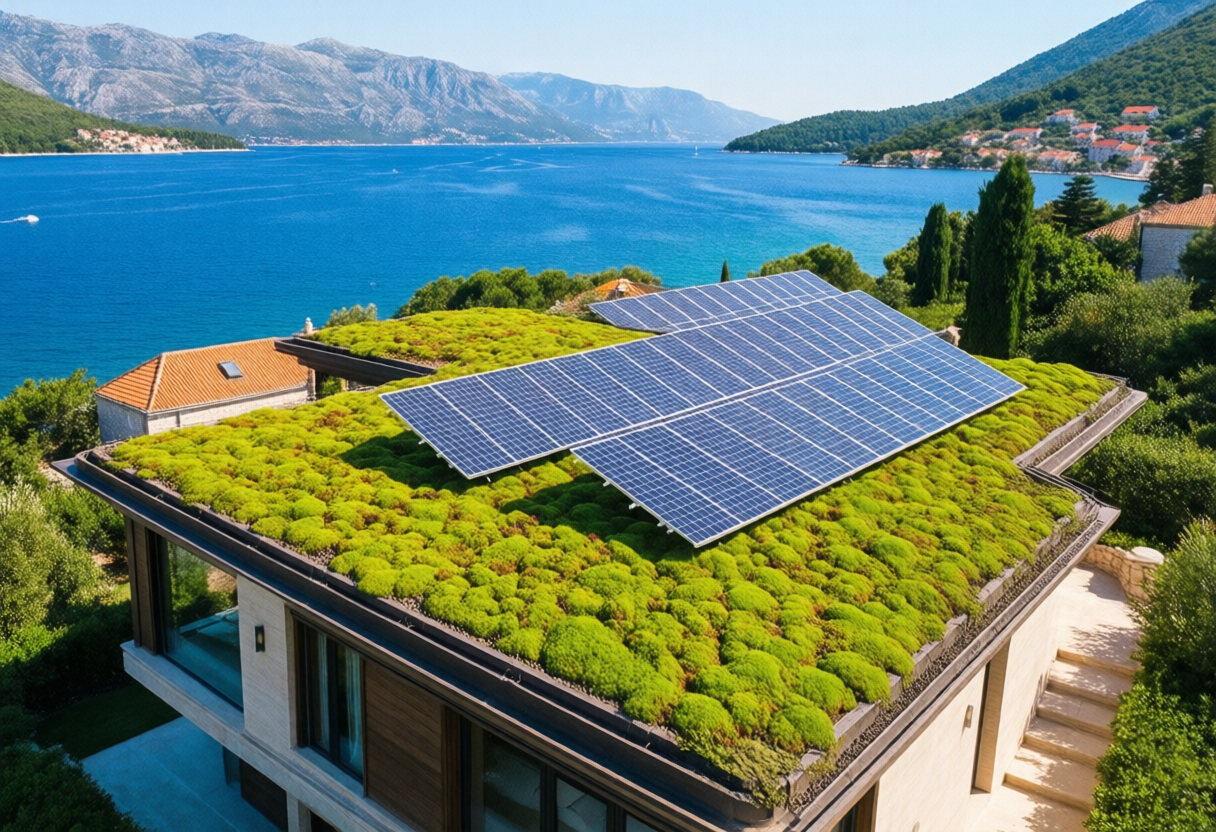 Villa Velebit — Otočac, 22 kWp + green roof 180 m²